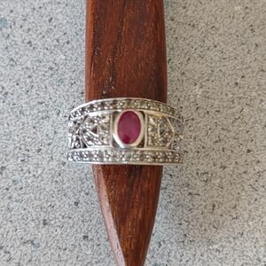 Lower Price!*Ruby Sterling Ring(7)